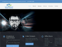 Tablet Screenshot of caledoniavisioncenter.com
